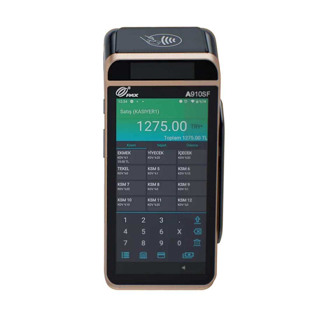 PAX A910SF ANDROİD YAZAR KASA POS