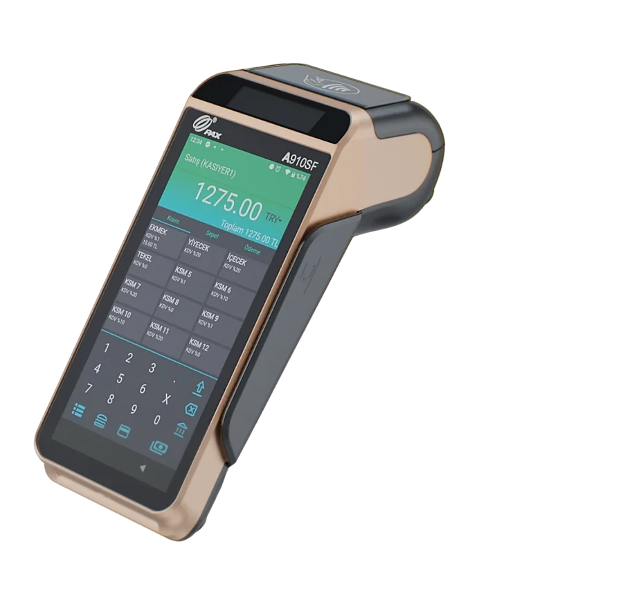 PAX A910SF ANDROİD YAZAR KASA POS