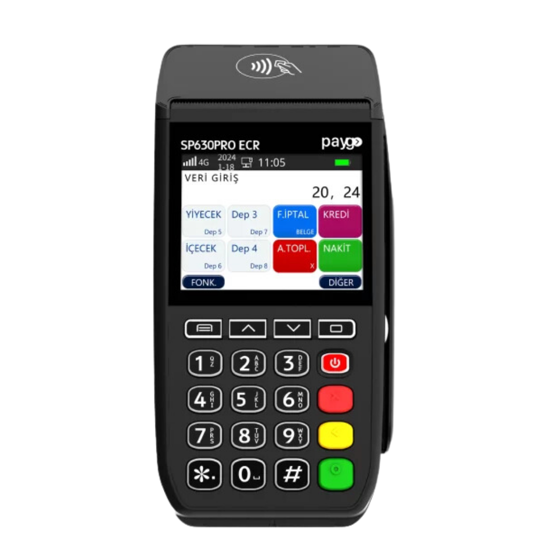 Paygo SP630 Pro ECR 4G EFT POS Yazar Kasa