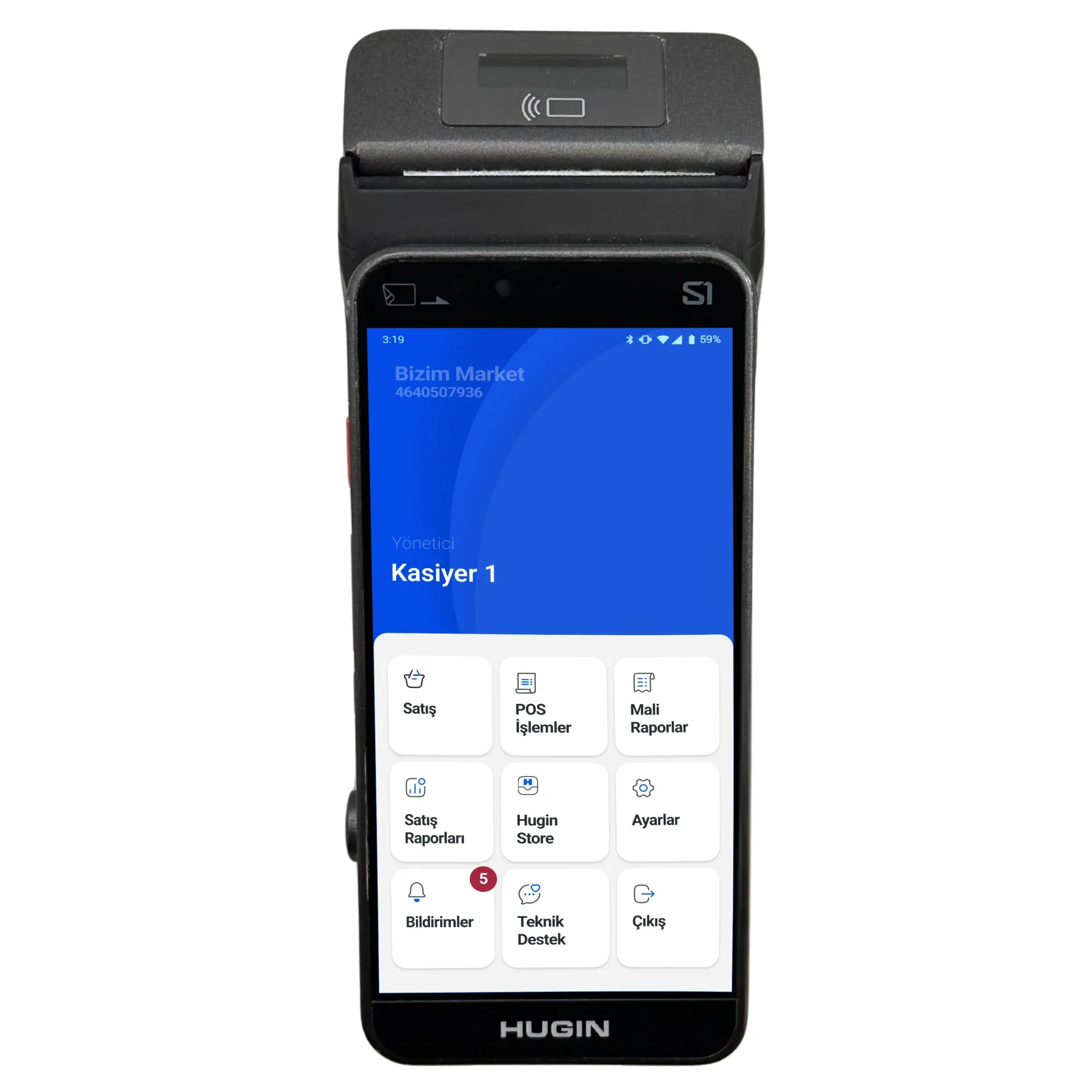 Hugin S1 Android Yazarkasa Pos